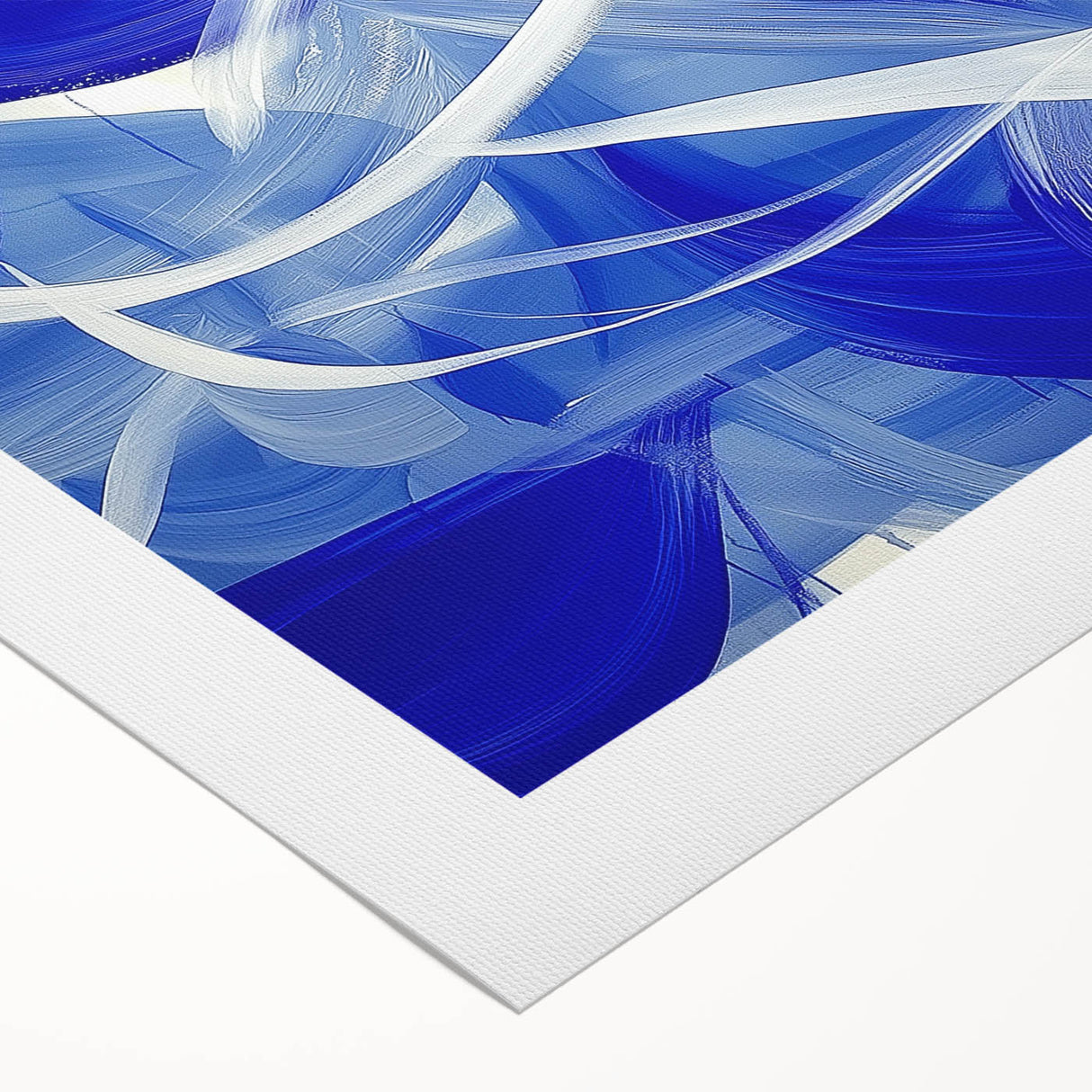Vibrant abstract geometric design on rolled canvas showcasing bold colors and intricate shapes, ideal for modern home decor or art enthusiasts, securely packaged in a protective tube.
