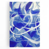 Abstract geometric canvas artwork showcasing vibrant colors and intricate patterns, ideal for modern home decor. Perfect for enhancing living spaces with contemporary flair.