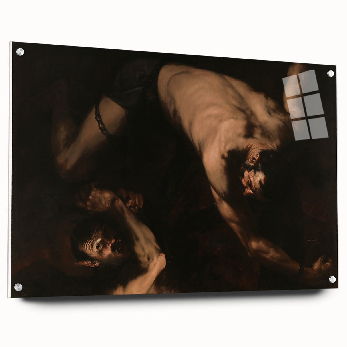 Baroque Art - Dramatic Struggle Scene, Antique Art Prints Collection
