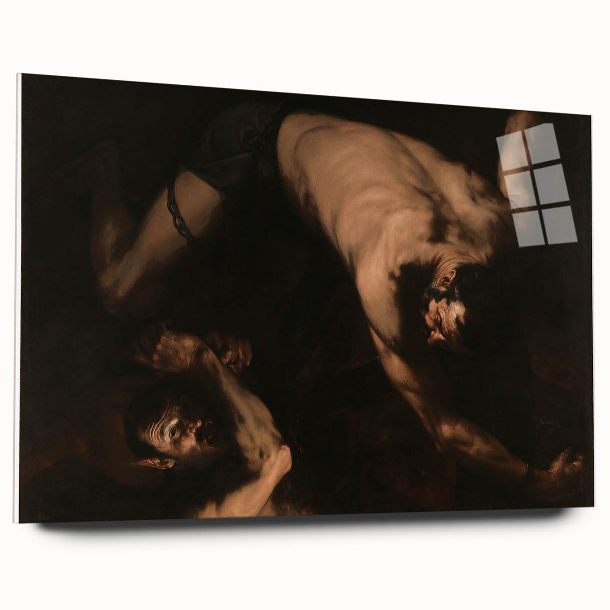 Baroque Art - Dramatic Struggle Scene, Antique Art Prints Collection