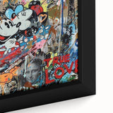 Vibrant Pop Art Wall Art – Colorful True Love Canvas Print