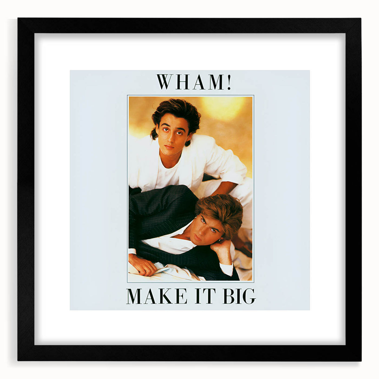 Wham! Make It Big Retro Wall Art – Vintage Pop Music Poster Print
