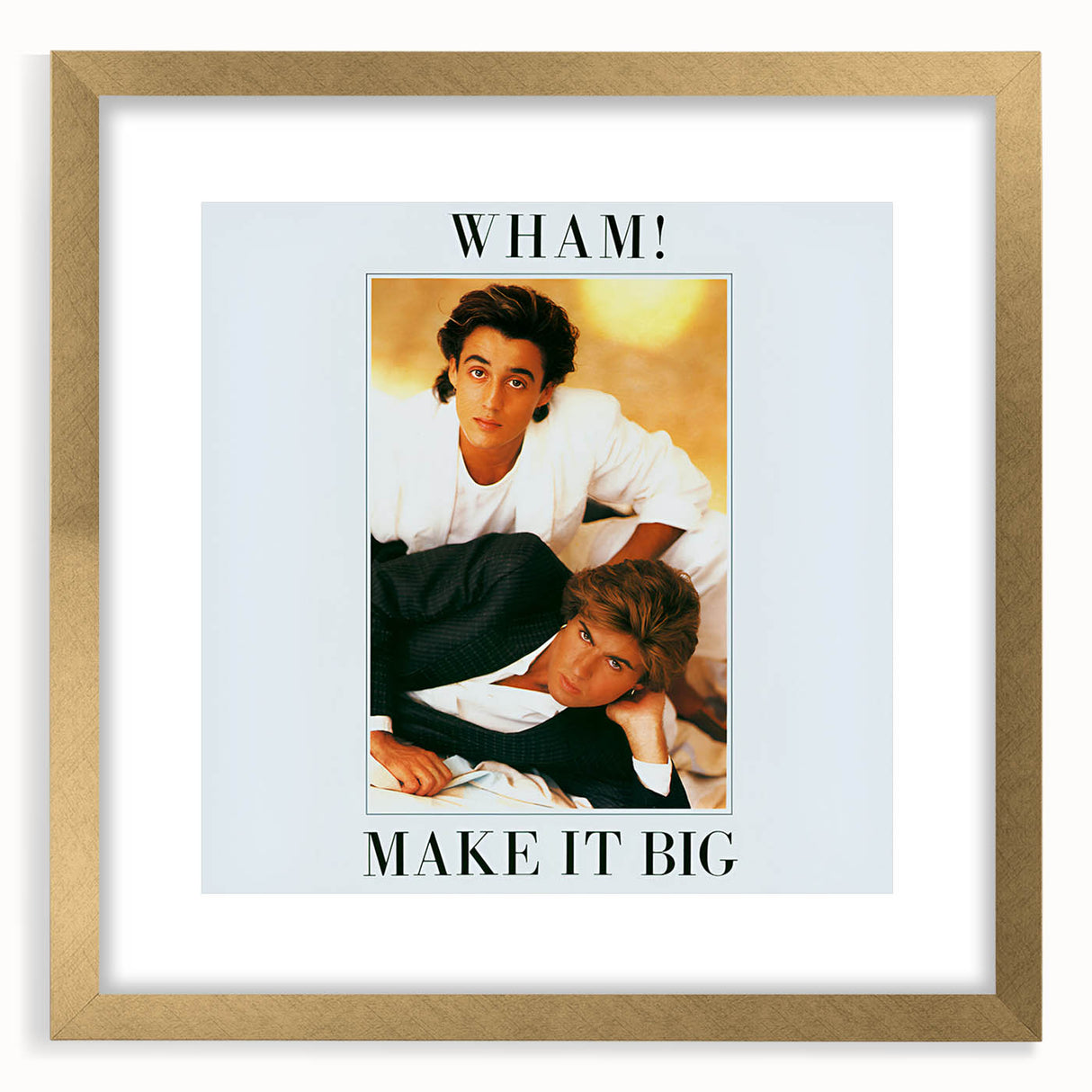 Wham! Make It Big Retro Wall Art – Vintage Pop Music Poster Print