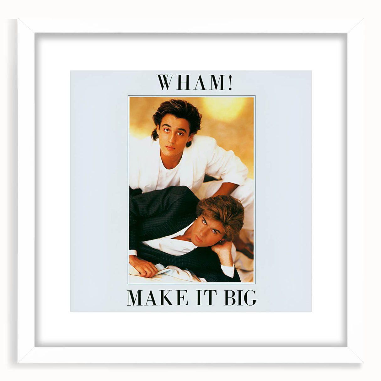 Wham! Make It Big Retro Wall Art – Vintage Pop Music Poster Print