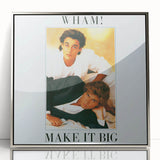 Wham! Make It Big Retro Wall Art – Vintage Pop Music Poster Print