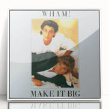 Wham! Make It Big Retro Wall Art – Vintage Pop Music Poster Print