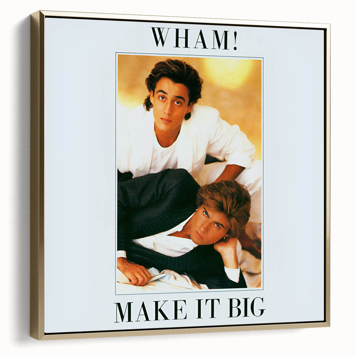 Wham! Make It Big Retro Wall Art – Vintage Pop Music Poster Print