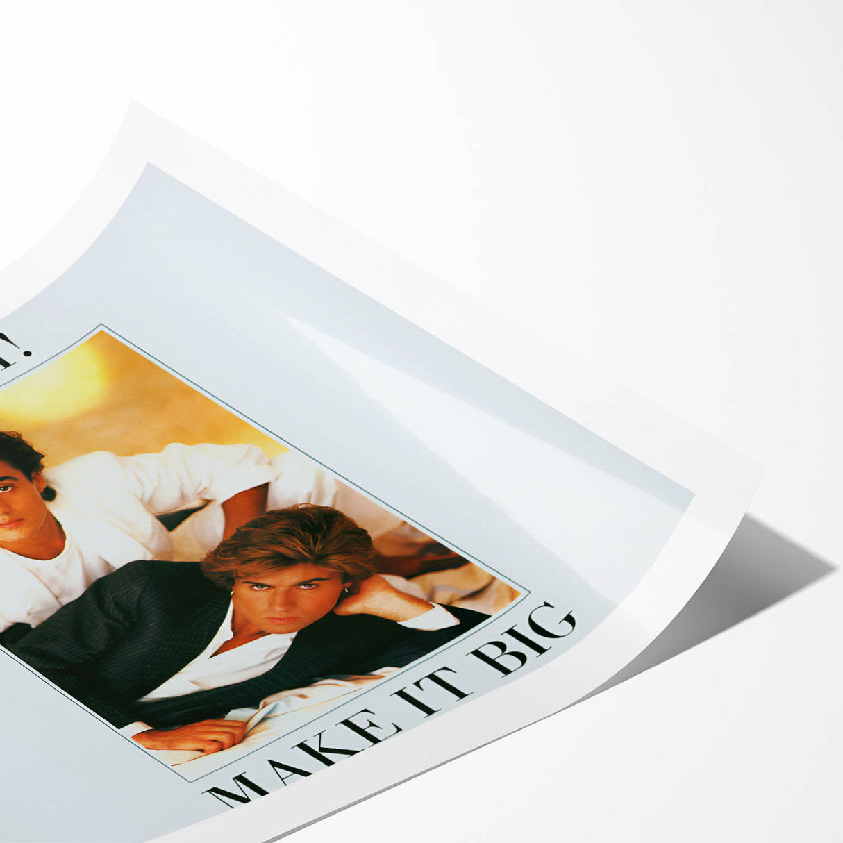 Wham! Make It Big Retro Wall Art – Vintage Pop Music Poster Print