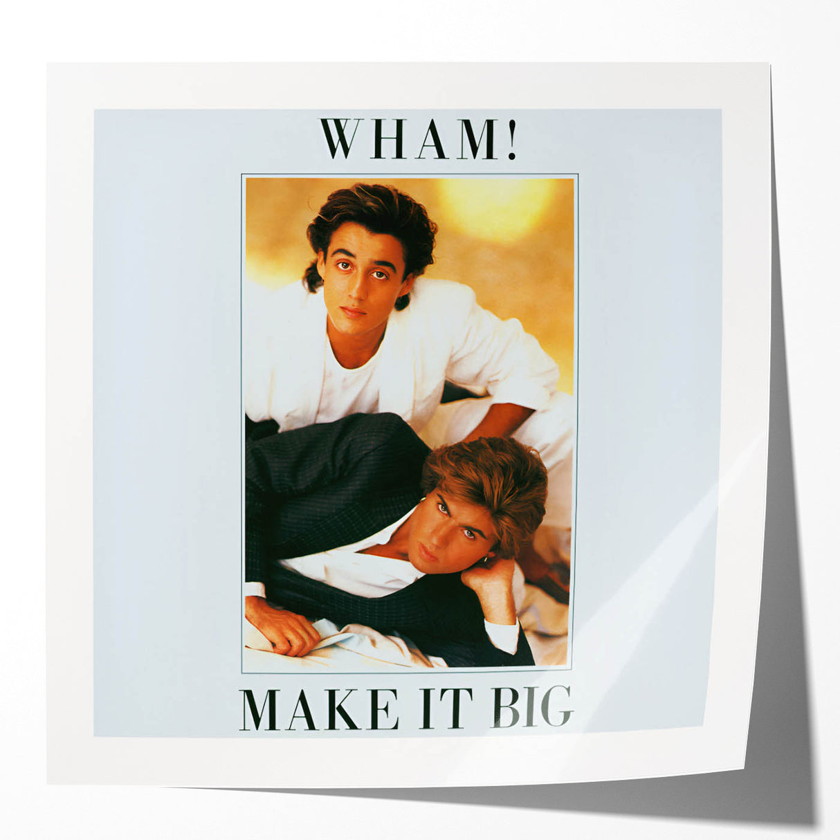 Wham! Make It Big Retro Wall Art – Vintage Pop Music Poster Print
