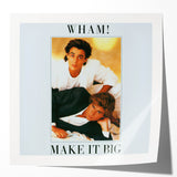 Wham! Make It Big Retro Wall Art – Vintage Pop Music Poster Print
