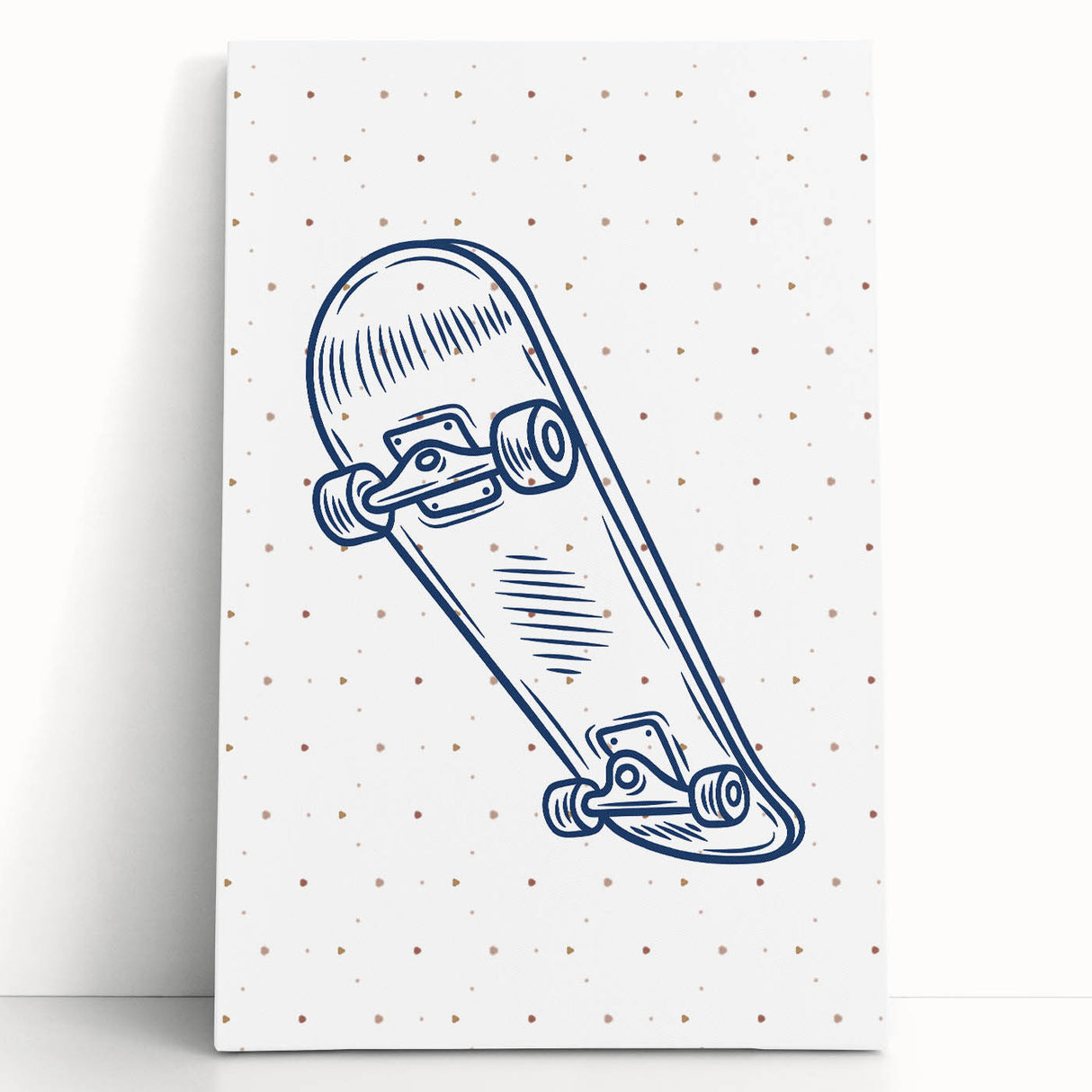 Skateboard Sketch – Boys Room Wall Art