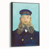 Black and white landscape art painting on framed canvas depicting a vintage poster style, ideal for bedroom wall decor.