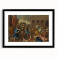 Modern Wall Art - The Abduction of the Sabine Women by Poussin