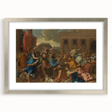 Modern Wall Art - The Abduction of the Sabine Women by Poussin