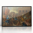 Modern Wall Art - The Abduction of the Sabine Women by Poussin