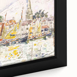 Modern Wall Art - Vibrant Fishing Boats at Le Pouliguen