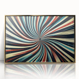 Framed abstract wall art featuring gold acrylic strokes on a textured background, ideal for modern home decor, adding elegance and sophistication to any room.