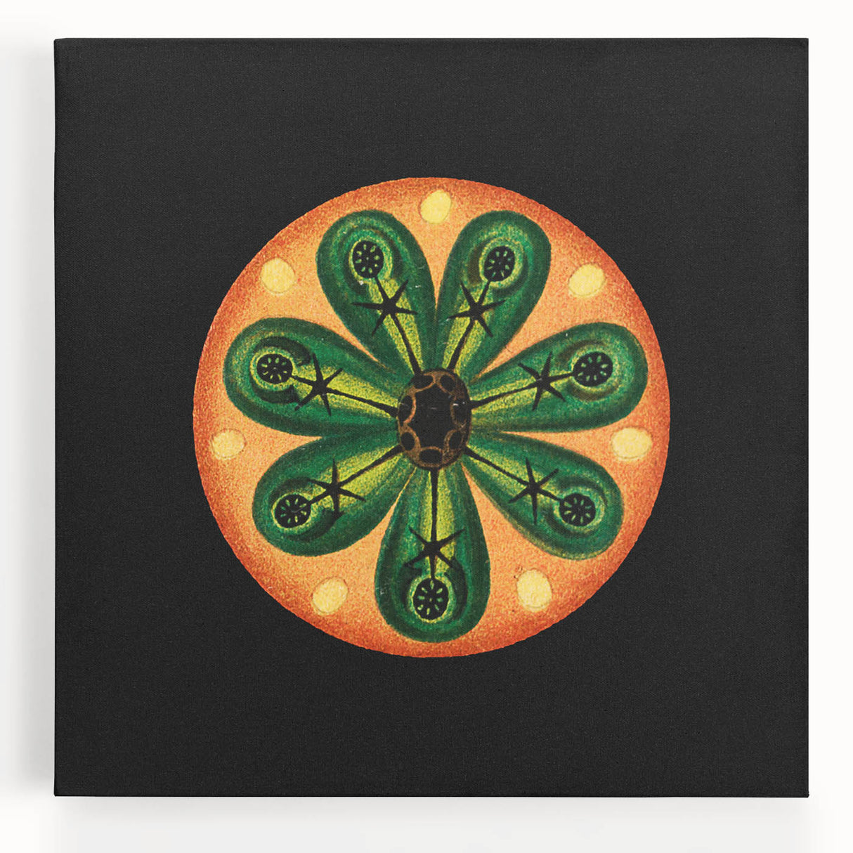 Modern Wall Art: Colorful Marine Life Illustration
