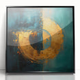 Framed abstract strokes wall art featuring bold black and white designs, perfect for modern home decor. This piece adds a contemporary touch to any living space.