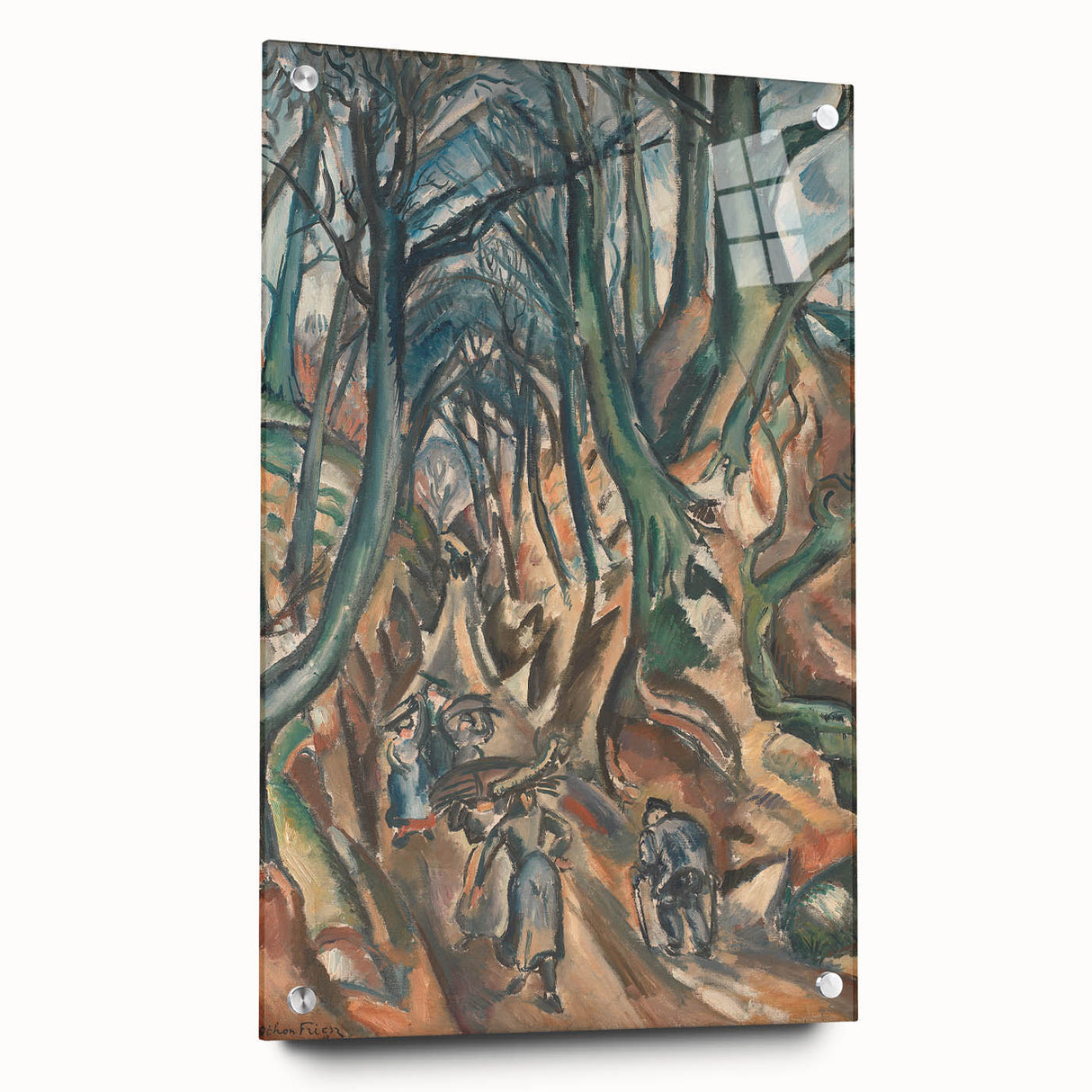 Modern Wall Art - Othon Friesz’s Winter Forest Path Print