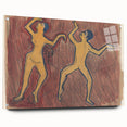 Modern Wall Art - Abstract Dance Study with Expressive Figures