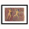 Modern Wall Art - Abstract Dance Study with Expressive Figures