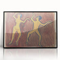 Modern Wall Art - Abstract Dance Study with Expressive Figures