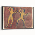 Modern Wall Art - Abstract Dance Study with Expressive Figures