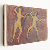 Modern Wall Art - Abstract Dance Study with Expressive Figures