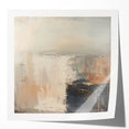 Abstract wall art print showcasing vibrant strokes in shades of blue, pink, and gold, ideal for modern home decor. Perfect for enhancing contemporary interiors.