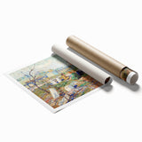 Modern Wall Art - Tranquil Graveyard Scene by Ernest Lawson - Contemporary Decor