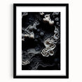 Extra large abstract art print featuring textured, colorful swirls on a framed canvas, ideal for living room decor.