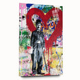 Vibrant Pop Art Wall Art – Colorful Charlie Chaplin Canvas