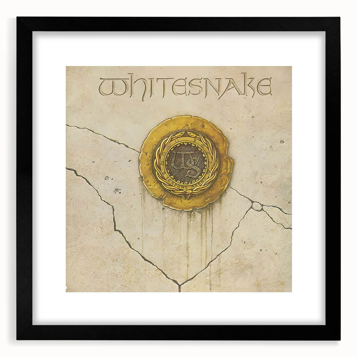 Whitesnake 1987 Retro Wall Art – Vintage Rock Album Cover Print