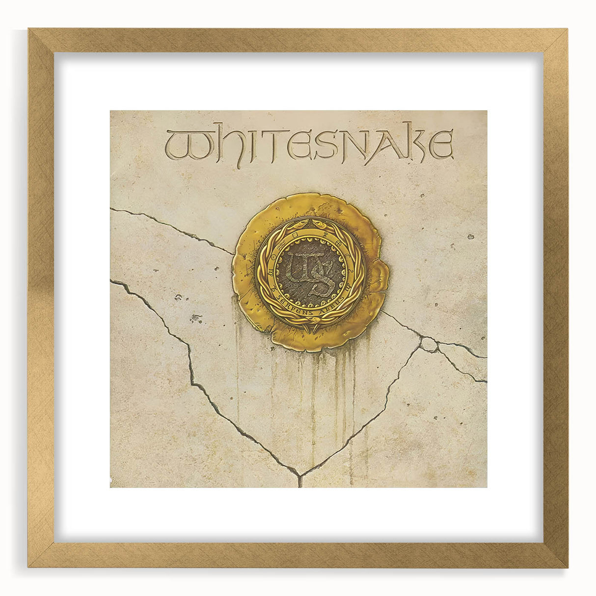 Whitesnake 1987 Retro Wall Art – Vintage Rock Album Cover Print