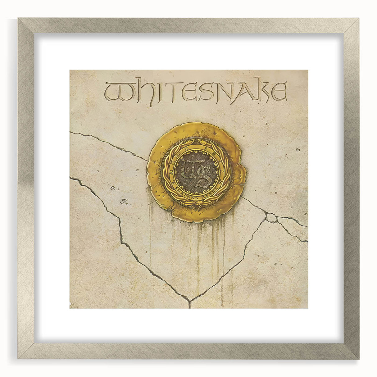 Whitesnake 1987 Retro Wall Art – Vintage Rock Album Cover Print