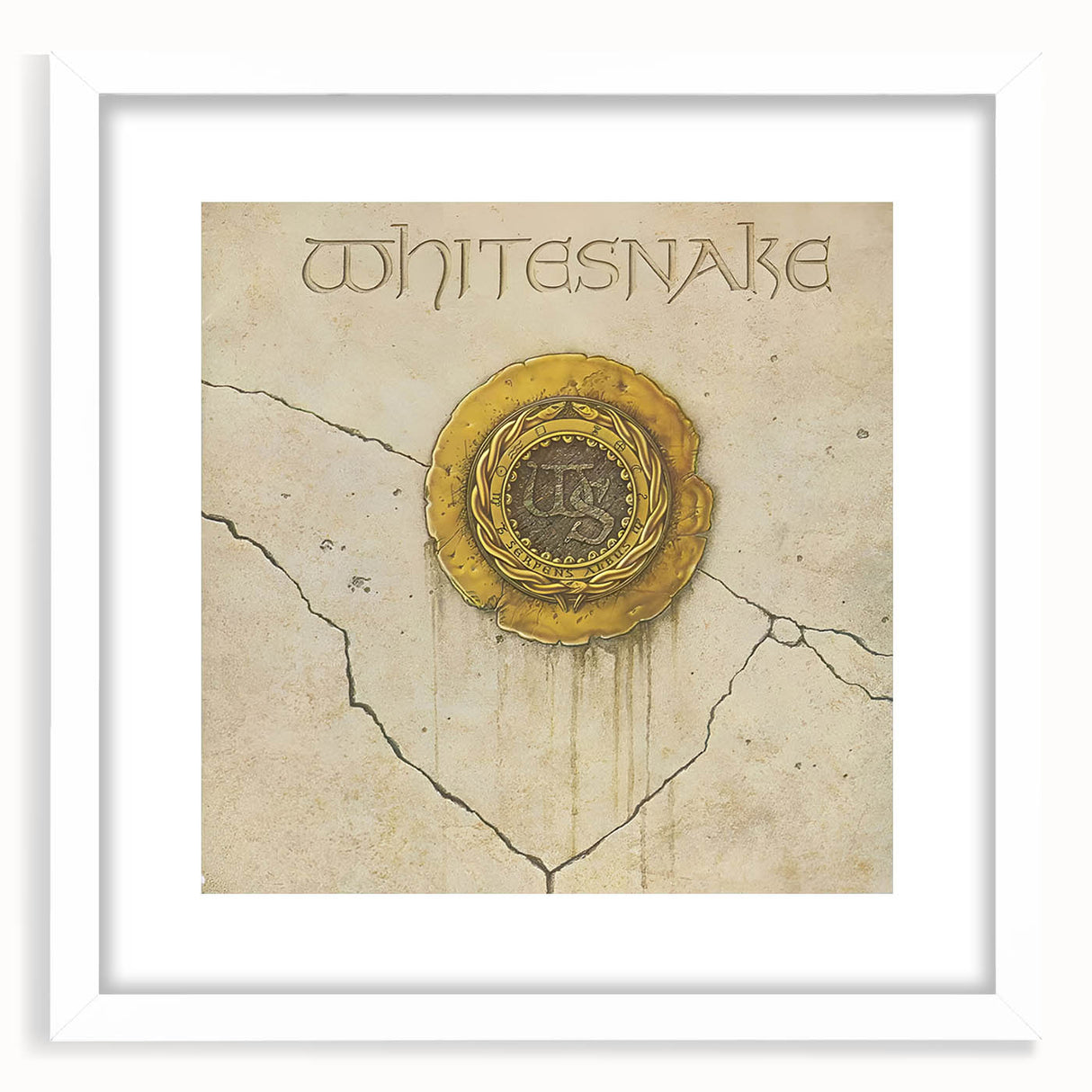 Whitesnake 1987 Retro Wall Art – Vintage Rock Album Cover Print