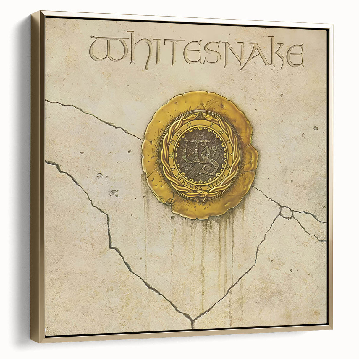 Whitesnake 1987 Retro Wall Art – Vintage Rock Album Cover Print