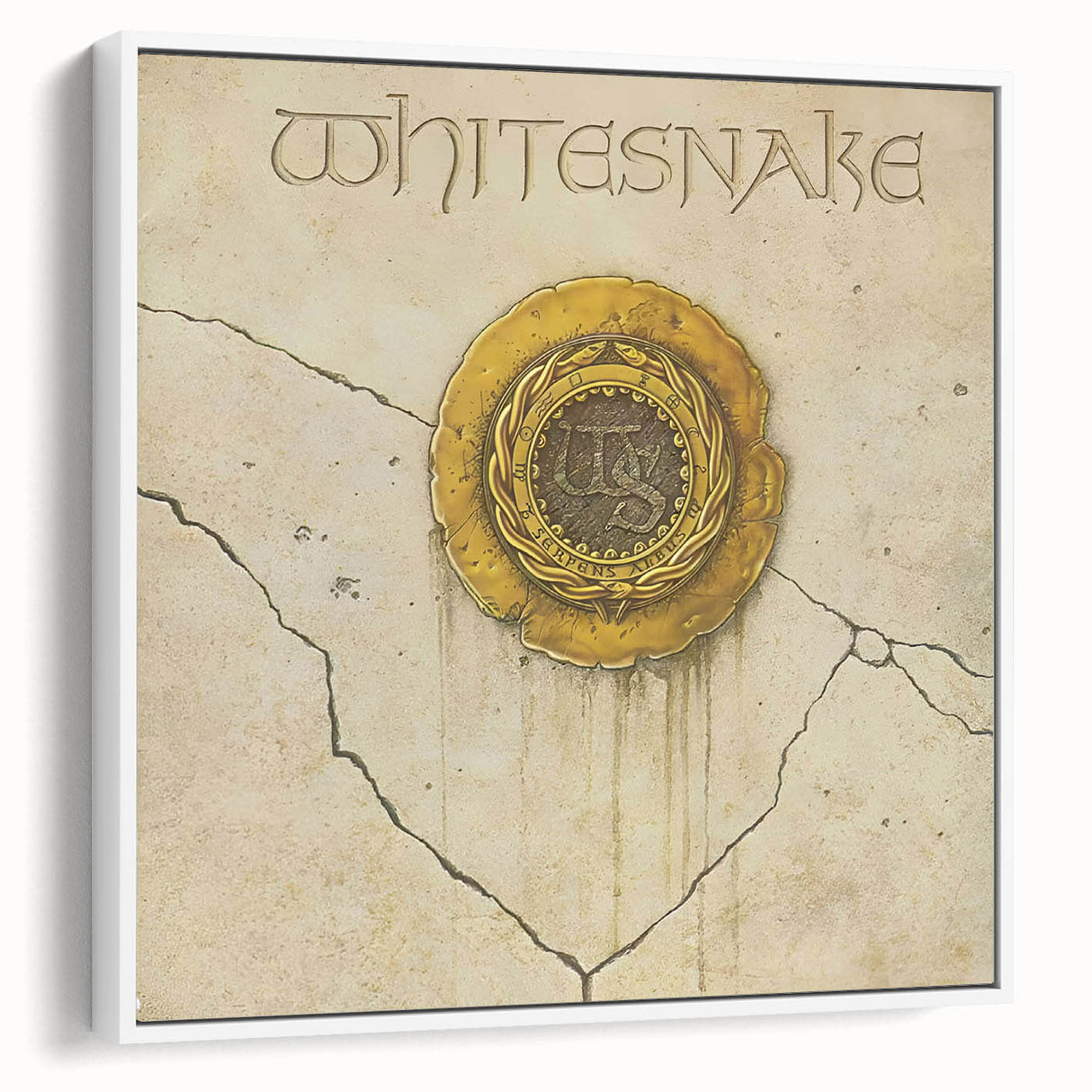 Whitesnake 1987 Retro Wall Art – Vintage Rock Album Cover Print