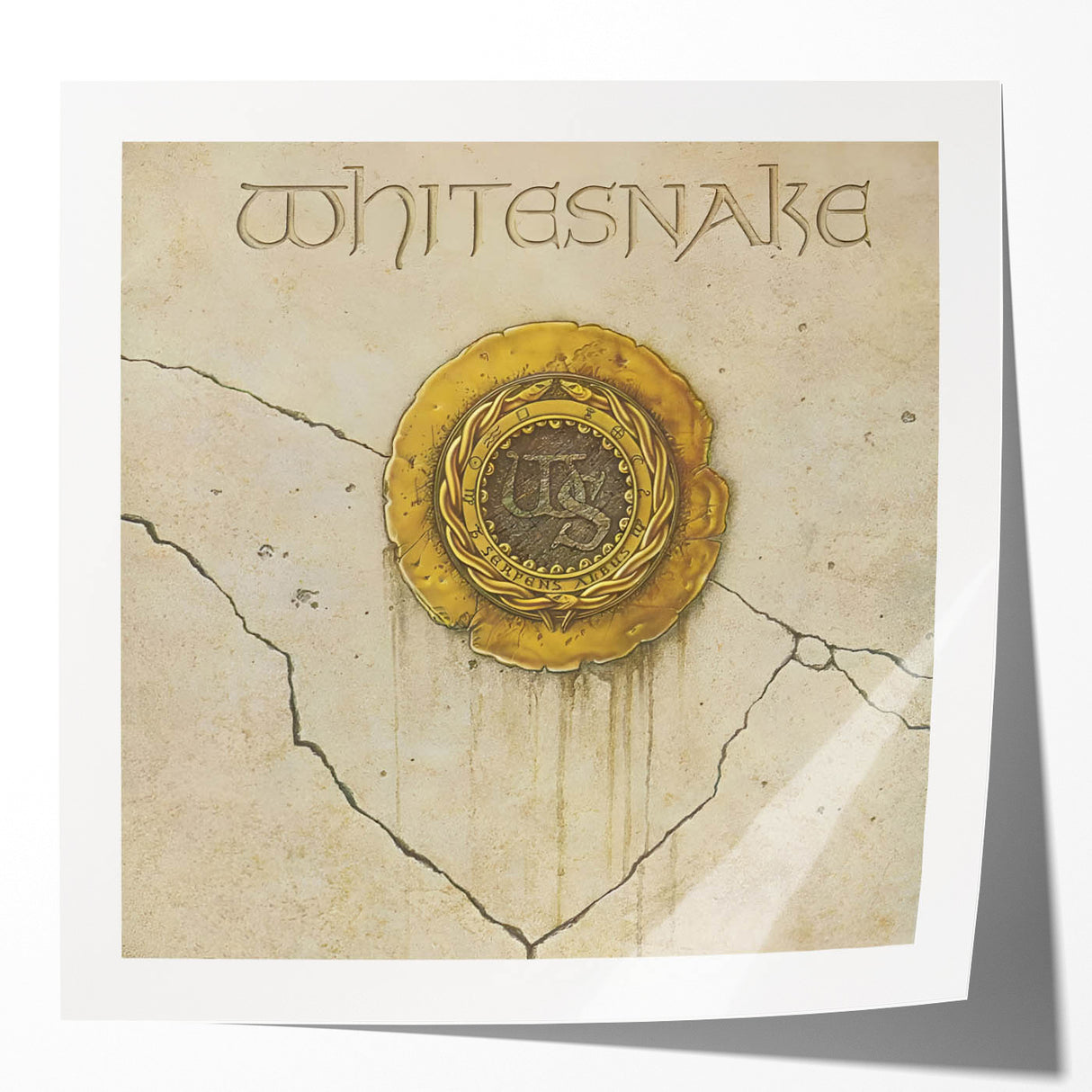 Whitesnake 1987 Retro Wall Art – Vintage Rock Album Cover Print