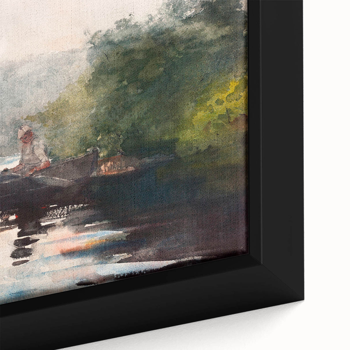 The End of the Day Adirondacks Realism Art Print - Winslow Homer Landscape