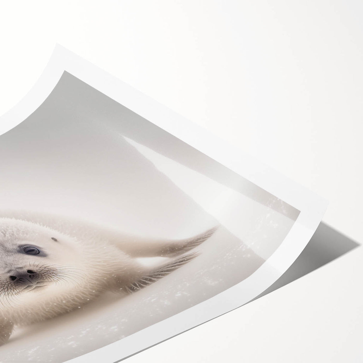 Adorable Baby Seal Wall Art - Perfect for Kids Room Decor