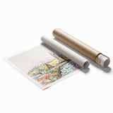 Modern Wall Art - Vibrant Coastal Scene with Boats at Concarneau