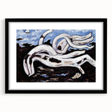 Modern Wall Art - Abstract Driftwood with Coastal Charm