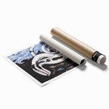 Modern Wall Art - Abstract Driftwood with Coastal Charm