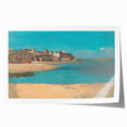 Modern Wall Art - Tranquil Village by the Sea in Brittany