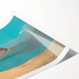 Modern Wall Art - Tranquil Village by the Sea in Brittany