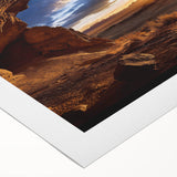 Stunning rolled canvas showcasing a vibrant landscape design with intricate cave formations, ideal for home decor. Packaged securely in a durable tube for safe shipping.