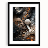 Extra large abstract art print featuring vibrant, textured color blocks on a framed canvas, ideal for living room decor.