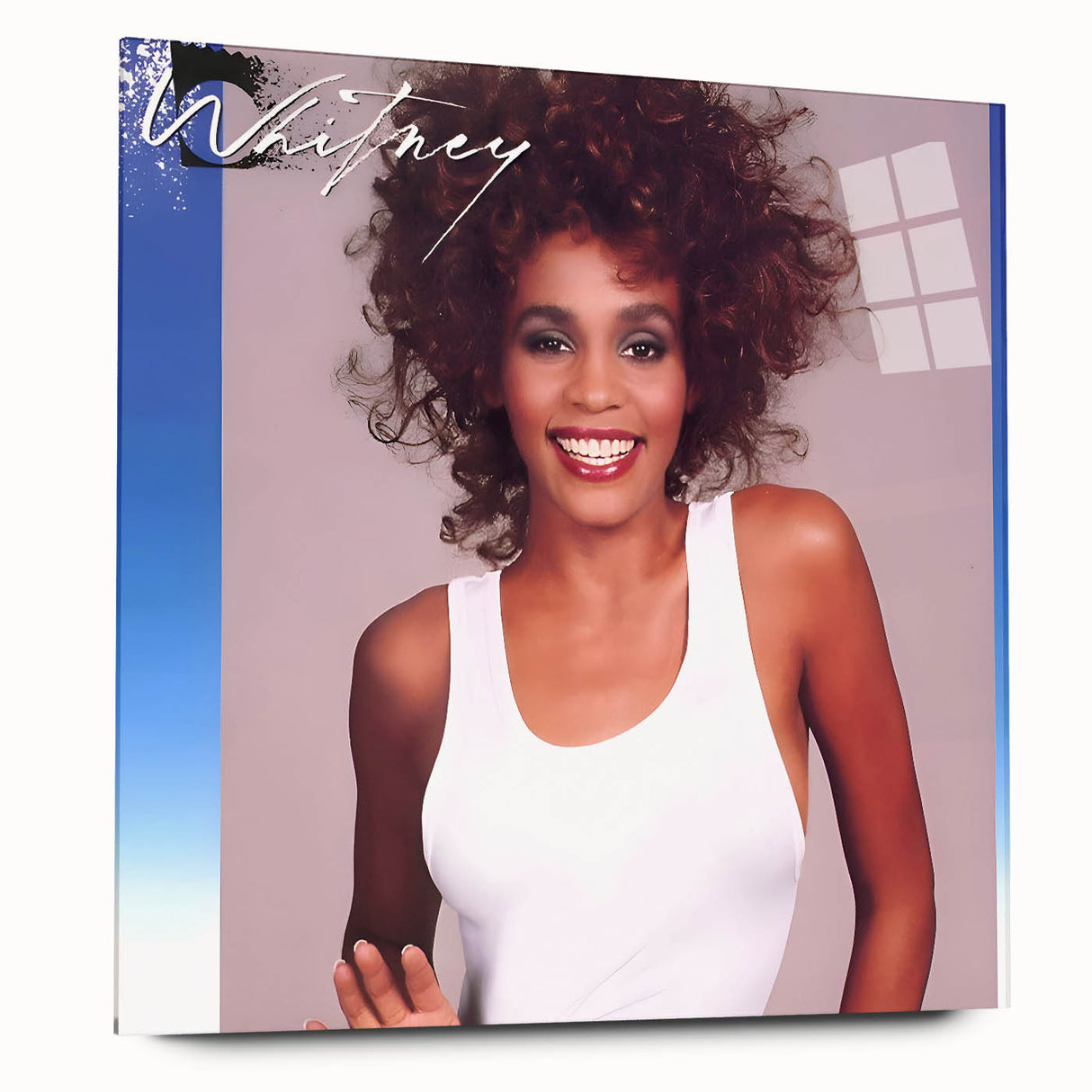Whitney Houston Retro Wall Art – Vintage Pop Album Cover Print